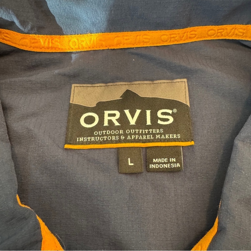 Orvis Men's Navy Blue Jackson Quick-Dry Vest Size Large - Picture 2 of 10